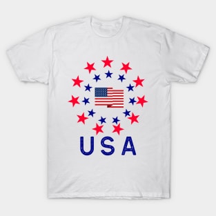 USA PATRIOTIC Fourth Of July Celebration T-Shirt